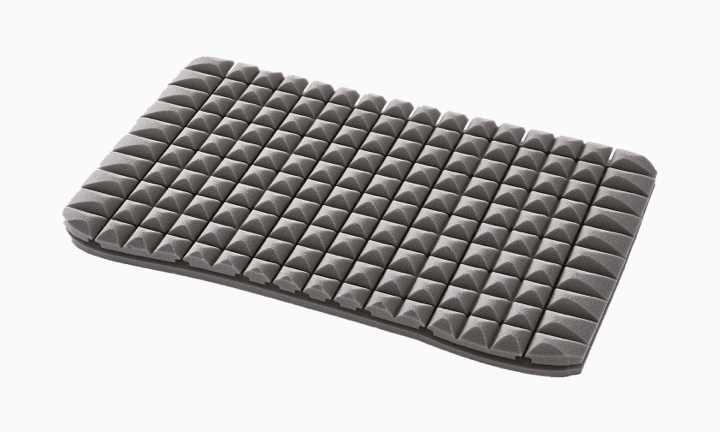 整圧敷きふとんの構造をベースに、枕ならではの触感と独自の構造（特許出願中）